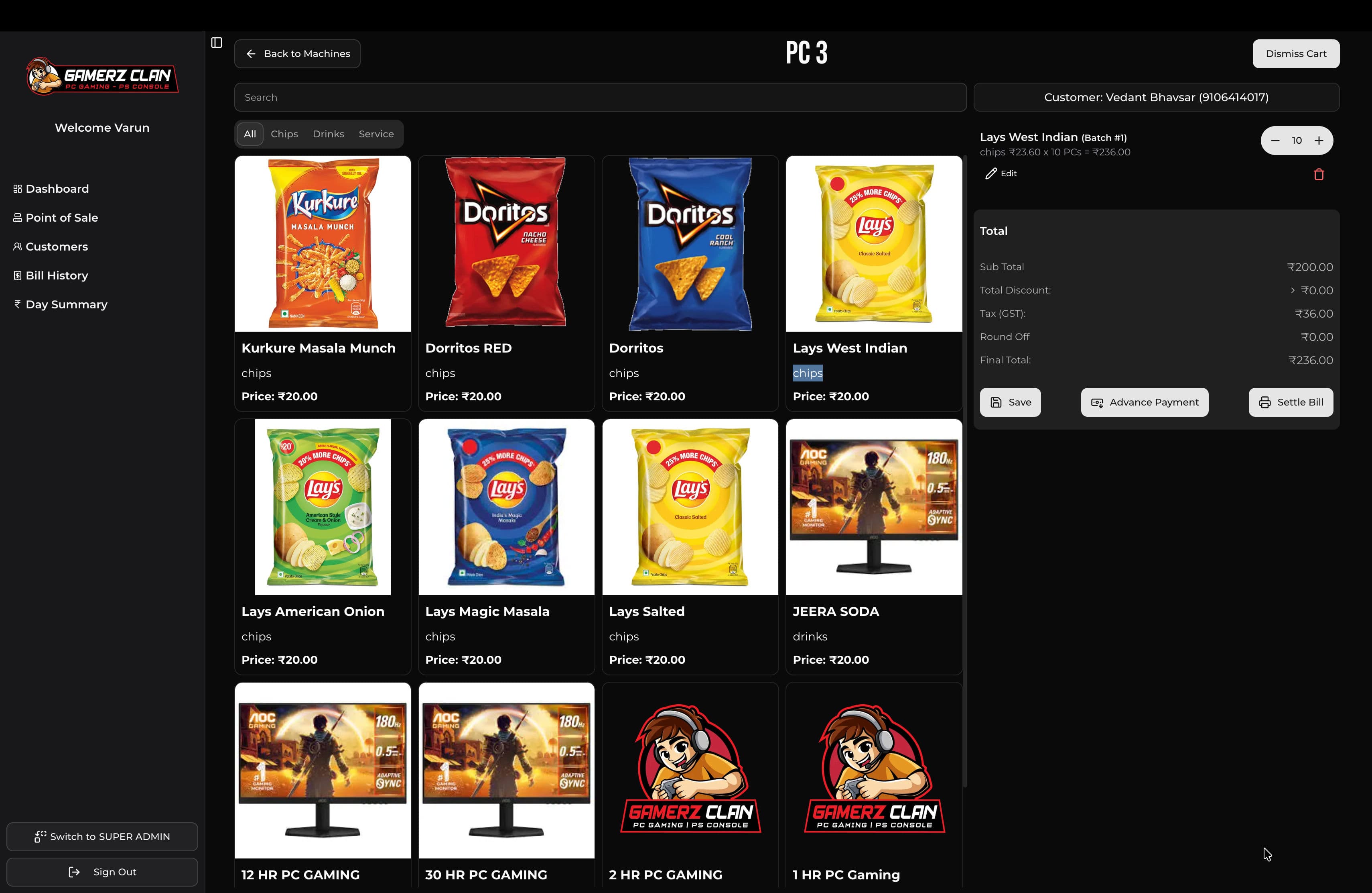 Point of Sale System